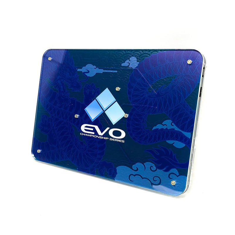 EVO Custom MPress Fighting Case - BLACK PCB + Silver Trace Paradise Arcade