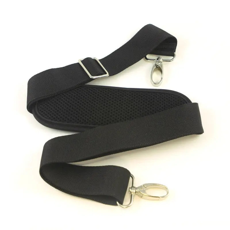 Leather Adjustable Padded Replacement Shoulder Strap with Metal