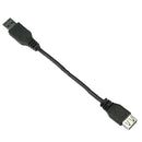 6" A Male/Female USB2.0 Cable