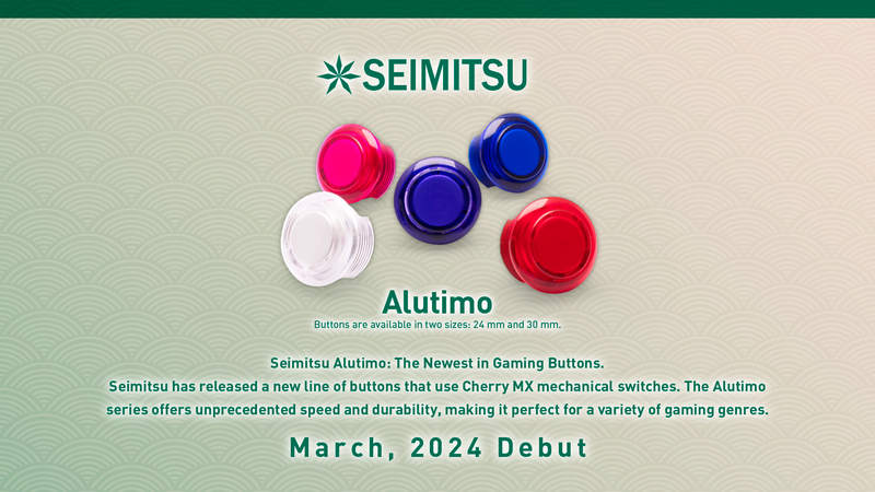 Seimitsu Alutimo SSPS-30N Clear 30mm Screw-in Mechanical button