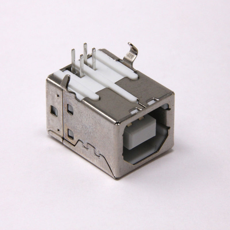 Connector Receptacle USB2.0 Type B 4POS RA