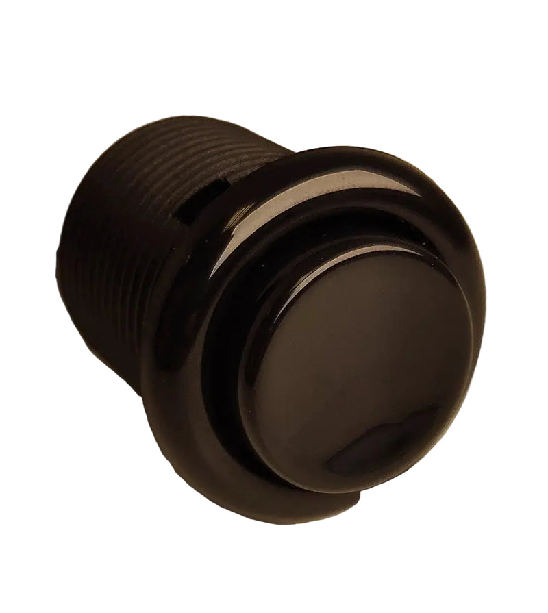 Concave Button Assembly Concave Fusion Button 28mm Black Low-Inertia | Paradise Arcade