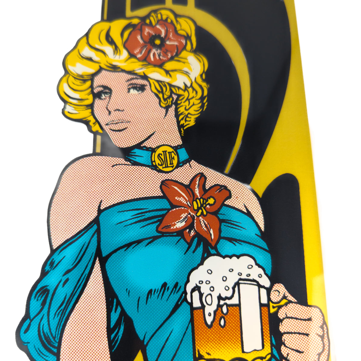 Taito Ice Cold Beer Reproduction Glass | Paradise Arcade