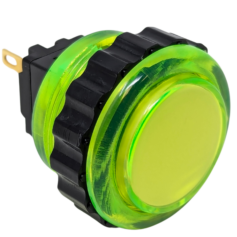 Seimitsu PS-14-DNK 24 mm Screw-in Button - Clear Yellow/Green