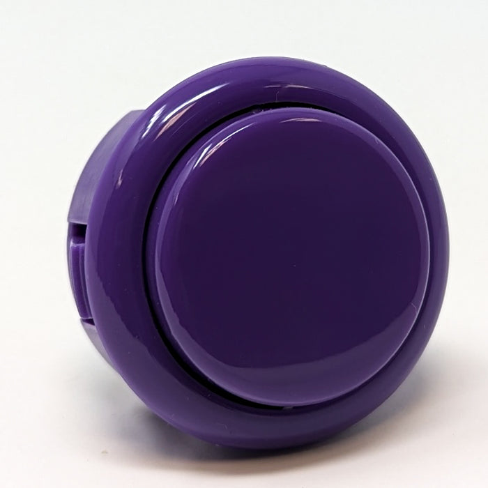 Seimitsu PS-15 30mm Snap-In Pushbutton Violet | Paradise Arcade