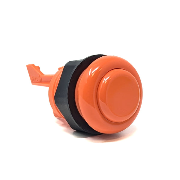 Yenox Concave Pushbutton 30mm Orange | Paradise Arcade