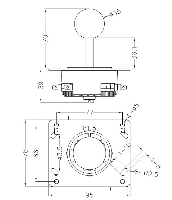 Generic Arcade Joystick JS-10