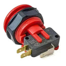 iL PSL-CV Convex Short Stem Button - Black Industrias Lorenzo, S.A.