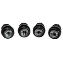 iL PSL-L Concave Player Buttons - Black and Clear White Plunger - Player 4 Industrias Lorenzo, S.A.