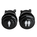 iL PSL-L-CV Convex Button - Black - Player 2