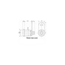 .75" Cam Lock for an Arcade Machine (19mm) Paradise Arcade