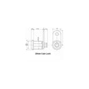 1" Cam Lock for an Arcade Machine (25mm) Paradise Arcade