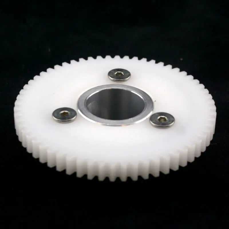 60 Tooth Delrin Gear with Aluminum Hub