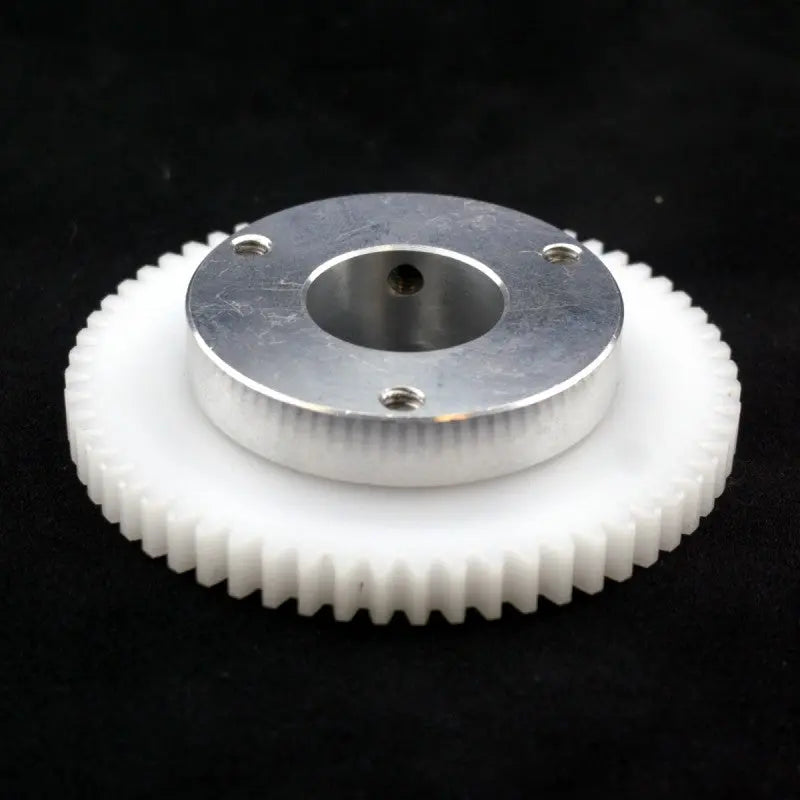 60 Tooth Delrin Gear with Aluminum Hub