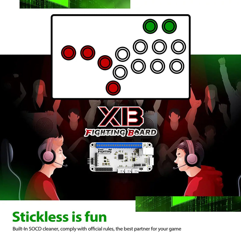 Brook XB Fighting Board (Xbox Series X/S, Xbox One, Xbox 360, Xbox Original, and PC)