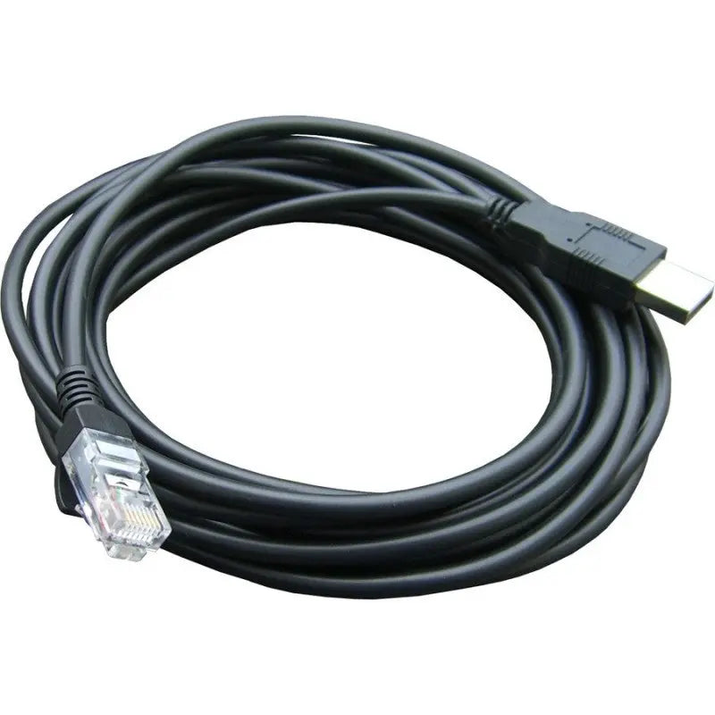 7 Foot Black RJ45 to USB Cable Paradise Arcade