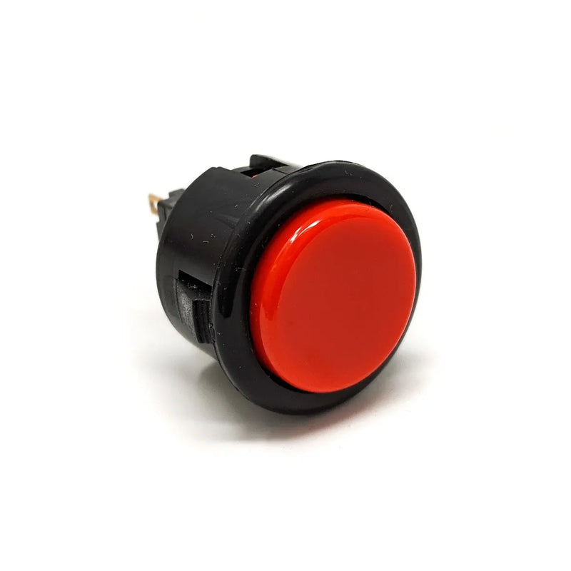 Seimitsu PS-14-D 24 mm Snap-in Button - Black & Red Seimitsu