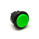 Seimitsu PS-14-D 24 mm Snap-in Button - Black & Green Seimitsu