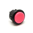 Seimitsu PS-14-D 24 mm Snap-in Button - Black & Pink Seimitsu