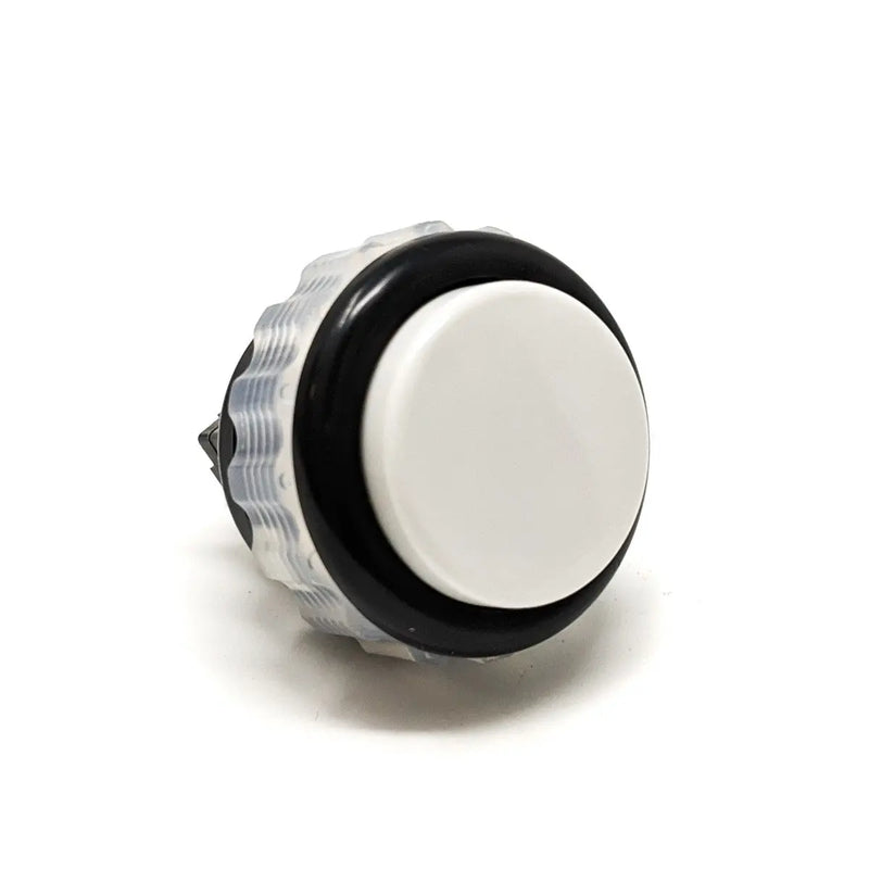 Seimitsu PS-14-DN 24 mm Screw-in Button - Black & White