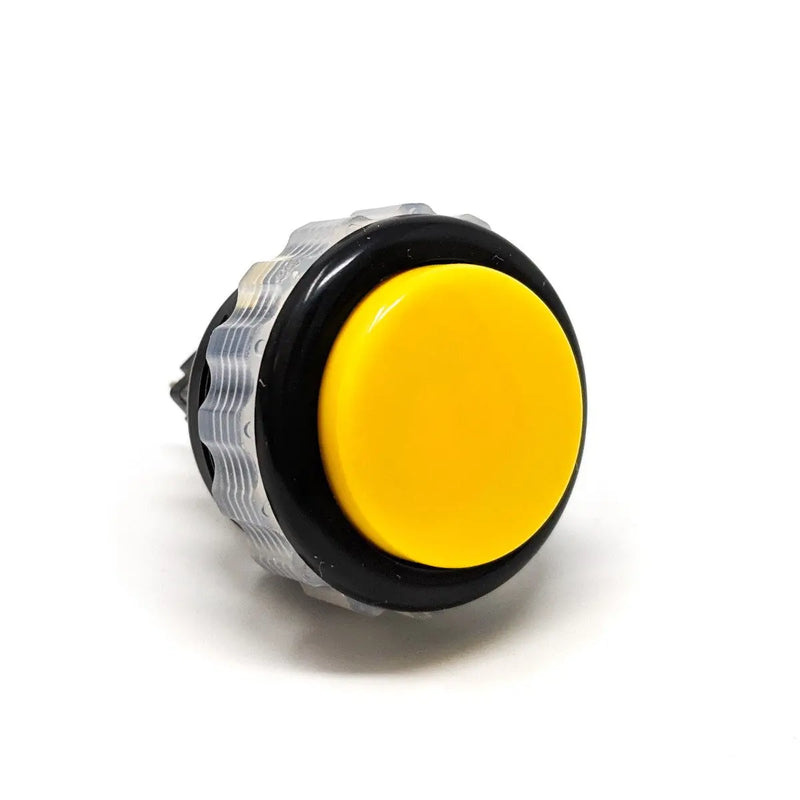 Seimitsu PS-14-DN 24 mm Screw-in Button - Black & Yellow