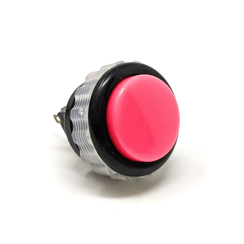 Seimitsu PS-14-DN 24 mm Screw-in Button - Black & Pink Seimitsu