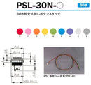 Seimitsu PSL-30N 30 mm Screw-in Button - Clear Violet Seimitsu