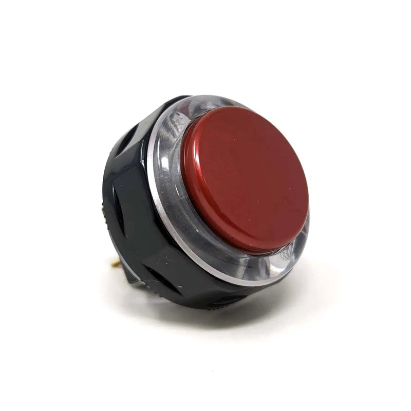 Seimitsu PS-14-PCN 30 mm Screw-in Button - Clear White & Red Seimitsu