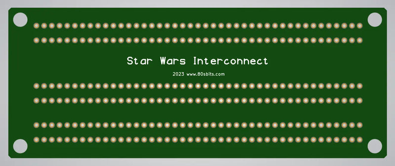 Arcade Interconnect 80sBits Star Wars Interconnect Reproduction PCB | Paradise Arcade