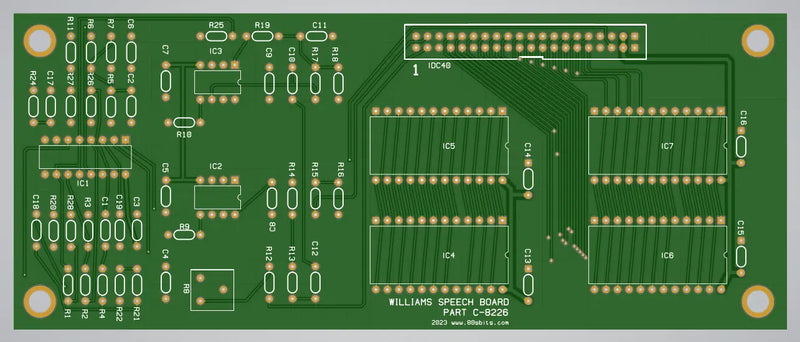 80sBits Williams Speech board (8216)