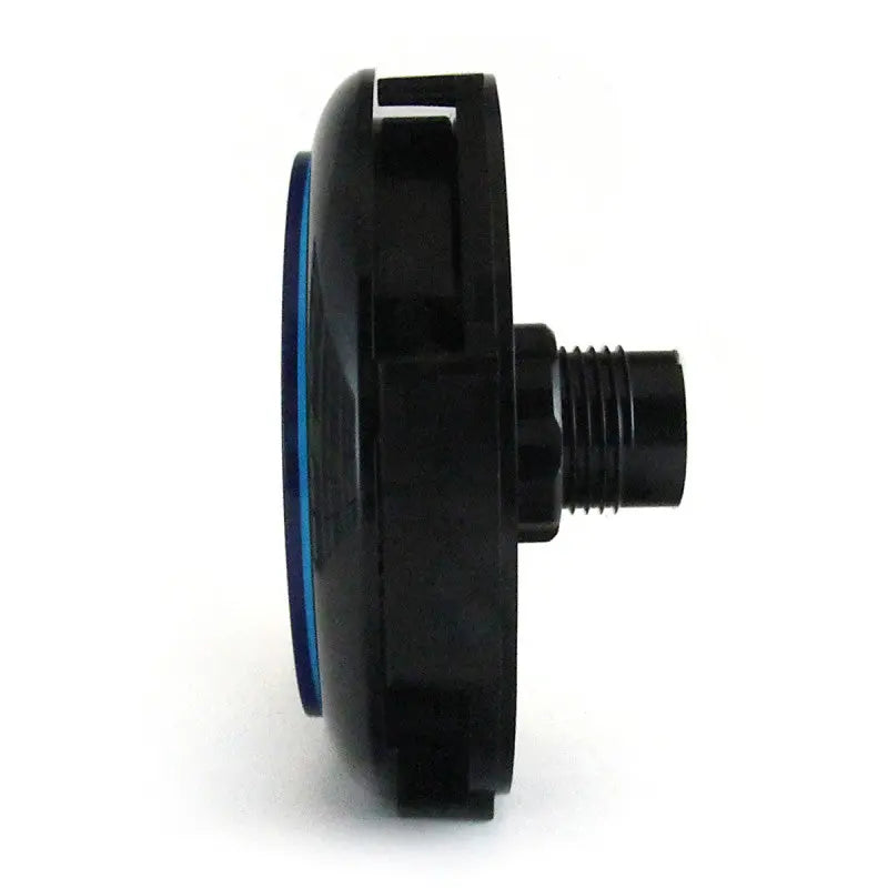 Big Blue/Black 90mm LED Pushbutton