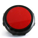 Big Red/Black 90mm LED Pushbutton Paradise Arcade