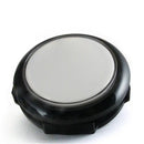 Big White/Black 90mm LED Pushbutton Paradise Arcade