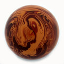 Butteroj Caramel Brown Marble 38 mm Ball Top Butteroj