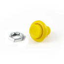 Cabinet Flipper Button 1 1/8" Yellow Paradise Arcade