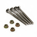 Chrome Carriage Bolt Kit for Trackballs 2.75inch Paradise Arcade