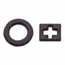 CROWN / SAMDUCKSA SDB-202C-Silent 30 mm Screw-in button - Clear Smoke Samducksa