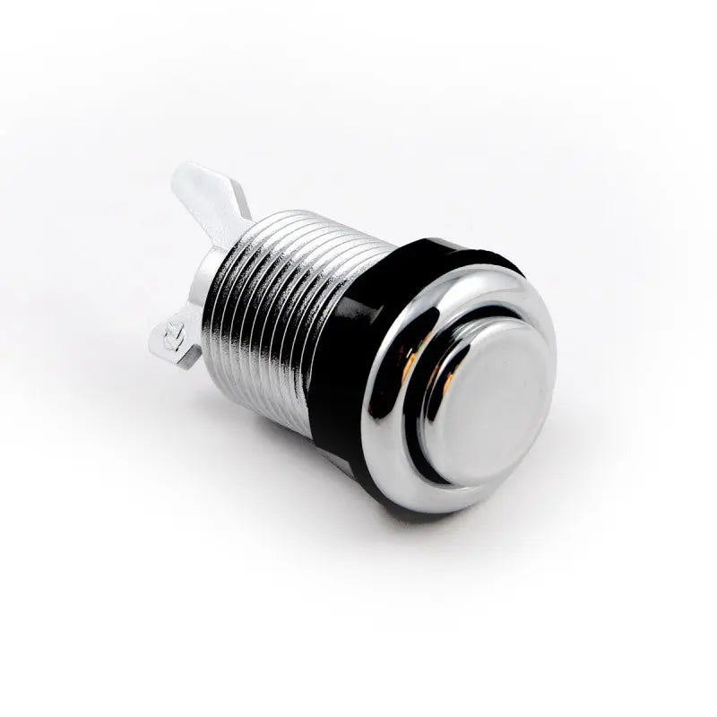 Concave Button Assembly iL PSL-L Chrome Concave Long Stem Pushbutton 28mm | Paradise Arcade
