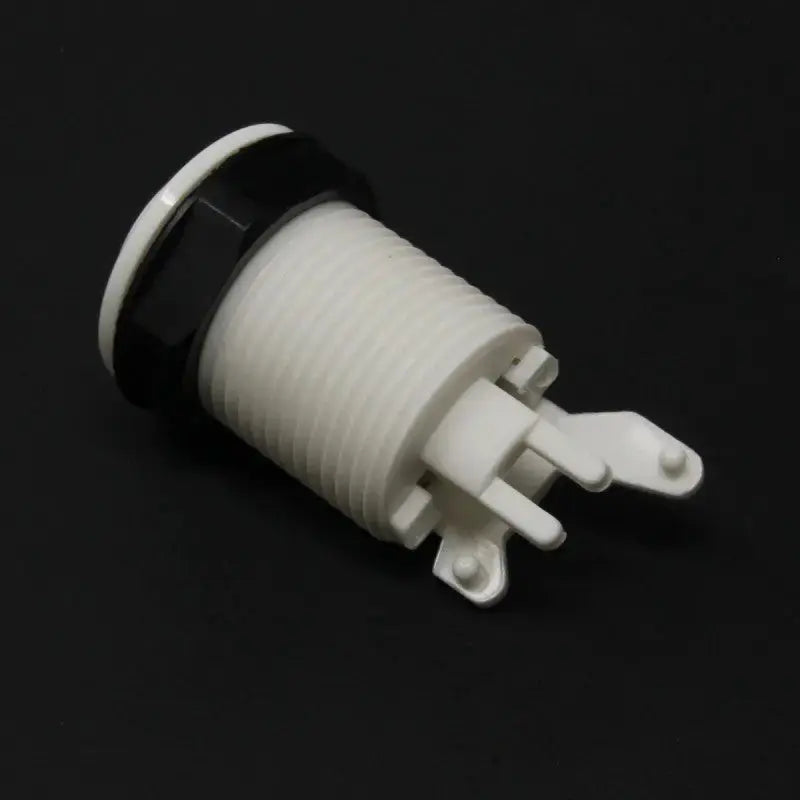 iL PSL-CV Convex Pushbutton 28mm White Spain Made | Paradise Arcade