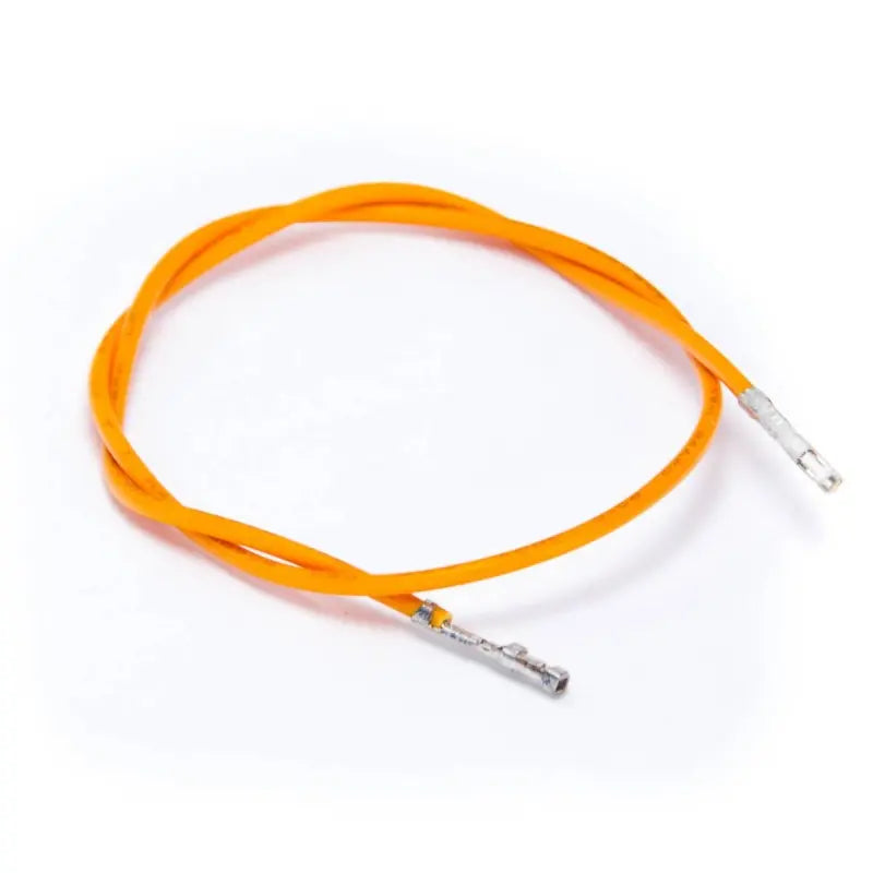 Orange 22 awg Wire, 2 x .100 female header, 25cm