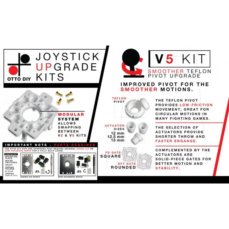 OTTO DIY Joystick Upgrade Kit - V5 Paradise Arcade Shop
