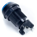 Paradise LED Button - Black and Blue Paradise Arcade Shop