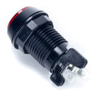 Paradise LED Button - Black and Red Paradise Arcade Shop