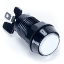 Paradise LED Button - Black and White Paradise Arcade Shop