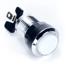 Paradise LED Button - Chrome and White Paradise Arcade Shop