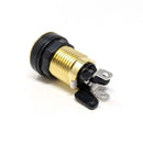 Paradise LED Button - Chrome Gold and Yellow Paradise Arcade