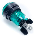 Paradise LED Button - Translucent Green Paradise Arcade Shop