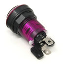 Paradise LED Button - Translucent Purple Paradise Arcade Shop