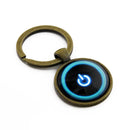 Power Button Keychain Paradise Arcade