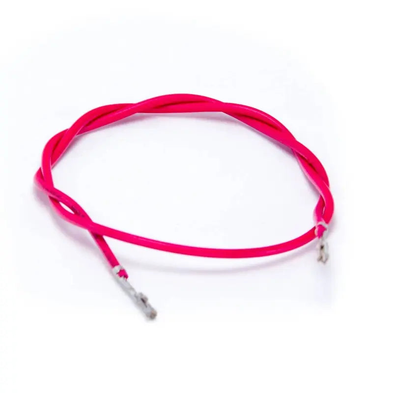 Red 22 awg Wire, 2 x .100 female header, 25cm